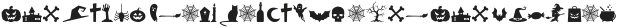 Pooky Halloween Font Dingbats otf (400)