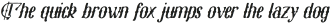 Red Ribbory Rough Italic otf (400)