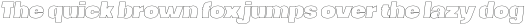 Tahura Outline Italic otf (400)
