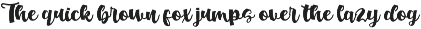 Loveena - A Script Bouncing Font preview