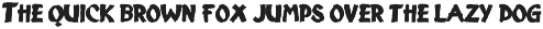 Display Grungy Font preview