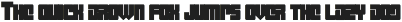 Display Intense Font preview