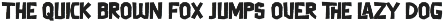 Thertole Unique Display Font preview