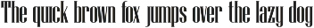 Fanfare - Serif font preview