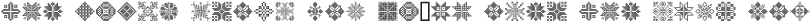 Swiss Folk Ornaments Geometric ttf (400) Sample