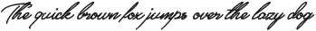 Sahida - Monoline Script style font preview
