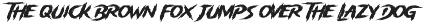 Storm Gust - Horror Font preview
