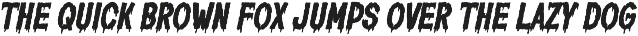 Horror Corps Font preview