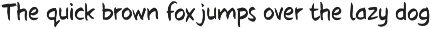 Richard Starkings Brush font preview