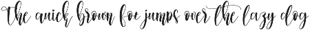 Gloria | handwritten font preview