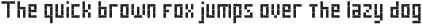 Stencil Font font preview