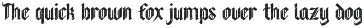 Blackbeer - strong gothic typeface preview