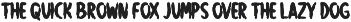 Haunted Dwelling Typeface preview