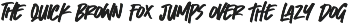 Fast Lane - Dynamic Handwritten Font preview