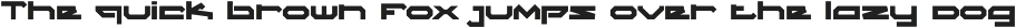 Robotic Mecha Display Font preview