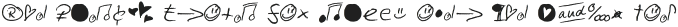 Hand Writing of Janina Icons otf (400)