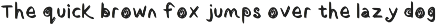 QUIRLY a cute display font preview