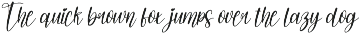 Callisa | Script Font preview