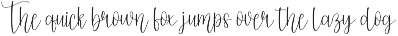 Sagantha | Script Font preview