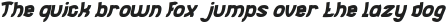 Jumping Running Italic otf (400) Sample