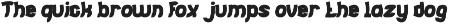Jumping and Running font preview