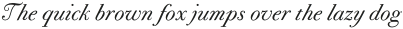 Bodoni Terracina Quasi Light Italic otf (300)