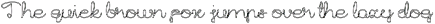 art heart font preview