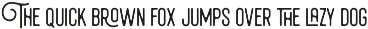 Bolandes - Vintage Monoline font preview