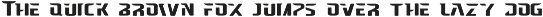 Brigade Modern Techno Military Font font preview