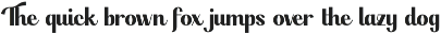 Rudolph font preview