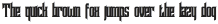 Pindunk Decorative Typeface preview