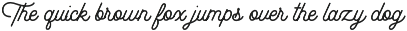 Yuletide Monoline Script font preview