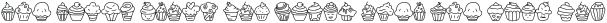 Cake Doodle Dingbat otf (400)