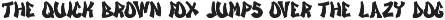 Downtown Street - Graffiti Font preview