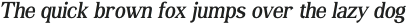 Algerian Mesa Alt Plain Italic otf (400)