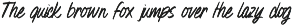 Kahuna brush script font preview