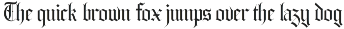 The Quality Brave Typeface preview