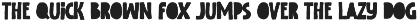 Not Found - Unique Display Font preview