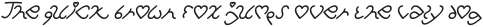 I Love You Italic otf (400) Sample