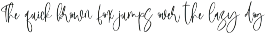 Monday Script font preview