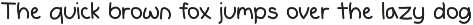 A Little Freehand Font preview