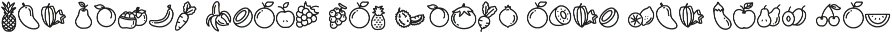 Apple Fruit Font Duo preview