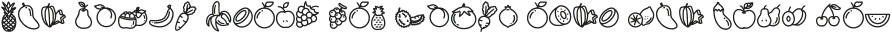 Apple Fruit Illustration Regular otf (400)
