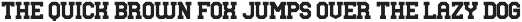College Football Font preview