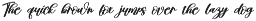 Mountain | Script Font preview