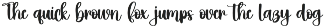 media | Script Font preview