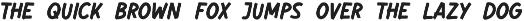 Wadezix A All Caps Comics Font preview