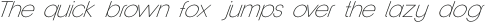 Clover Display ExtraLight Italic otf (200)