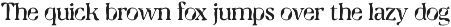 TA Charged font preview
