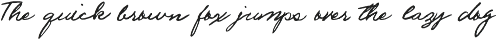 VS Grandma's Recipe Handwritten Font preview